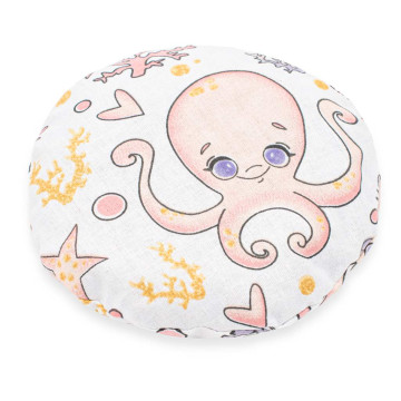 Termofor s višňovými peckami New Baby BASIC Pink, Multicolor