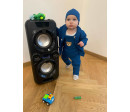Kojenecký kabátek na knoflíky New Baby Luxury clothing Oliver modrý Kojenecký kabátek na knoflíky New Baby Luxury clothing Oliver modrý