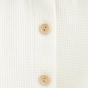 Kojenecký kabátek na knoflíky New Baby Luxury clothing Oliver bílý