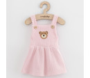 Kojenecká laclová sukýnka New Baby Luxury clothing Laura růžová