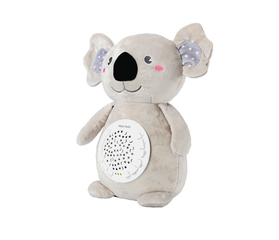 Plyšový usínáček koala s projektorem Milly Mally, Šedá Plyšový usínáček koala s projektorem Milly Mally, Šedá