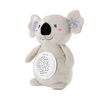 Plyšový usínáček koala s projektorem Milly Mally, Šedá