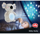 Plyšový usínáček koala s projektorem Milly Mally, Šedá Plyšový usínáček koala s projektorem Milly Mally, Šedá