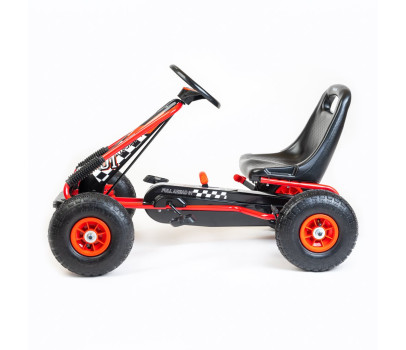 Dětská šlapací motokára Go-kart Baby Mix Razor červená