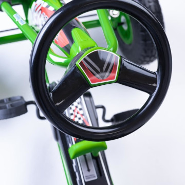 Dětská šlapací motokára Go-kart Baby Mix Razor červená, Červená