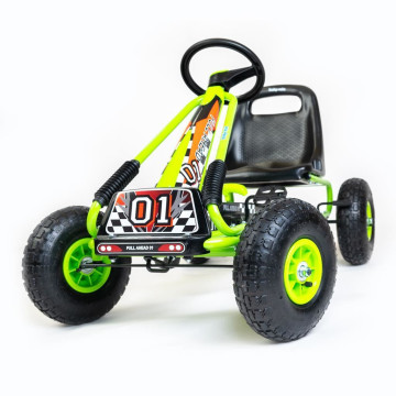 Dětská šlapací motokára Go-kart Baby Mix Razor červená, Červená