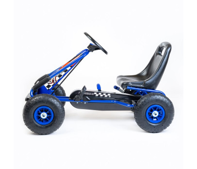 Dětská šlapací motokára Go-kart Baby Mix Razor modrá