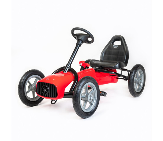 Dětská šlapací motokára Go-kart Baby Mix Buggy červená