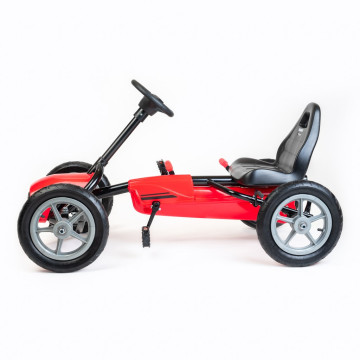 Dětská šlapací motokára Go-kart Baby Mix Buggy červená