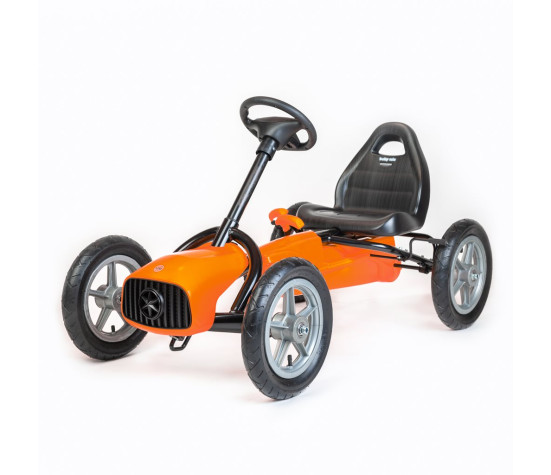 Dětská šlapací motokára Go-kart Baby Mix Buggy oranžová