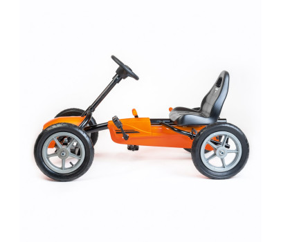 Dětská šlapací motokára Go-kart Baby Mix Buggy oranžová