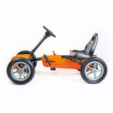 Dětská šlapací motokára Go-kart Baby Mix Buggy oranžová, Oranžová