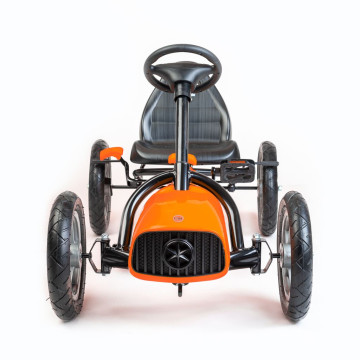 Dětská šlapací motokára Go-kart Baby Mix Buggy oranžová, Oranžová