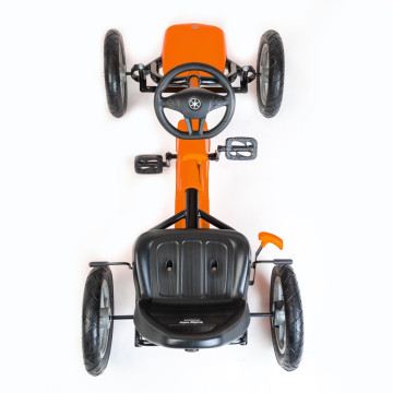 Dětská šlapací motokára Go-kart Baby Mix Buggy oranžová, Oranžová