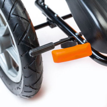 Dětská šlapací motokára Go-kart Baby Mix Buggy oranžová, Oranžová