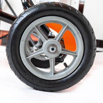Dětská šlapací motokára Go-kart Baby Mix Buggy oranžová, Oranžová