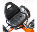 Dětská šlapací motokára Go-kart Baby Mix Buggy oranžová, Oranžová Dětská šlapací motokára Go-kart Baby Mix Buggy oranžová, Oranžová