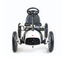 Dětská šlapací motokára Go-kart Baby Mix Buggy bílá