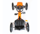 Dětská šlapací motokára Go-kart Baby Mix Buggy bílá