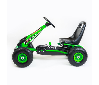 Dětská šlapací motokára Go-kart Baby Mix Razor zelená