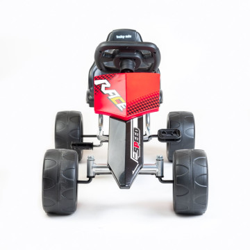 Dětská šlapací motokára Go-kart Baby Mix Speedy červená