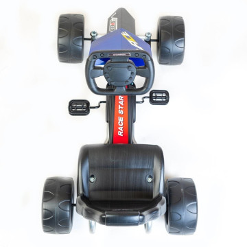 Dětská šlapací motokára Go-kart Baby Mix Speedy červená