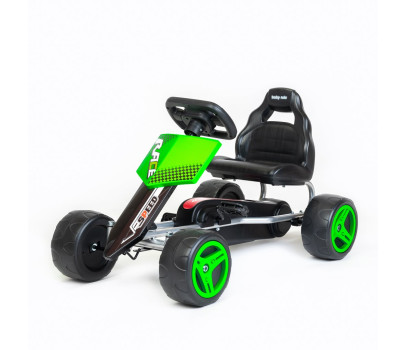 Dětská šlapací motokára Go-kart Baby Mix Speedy zelená