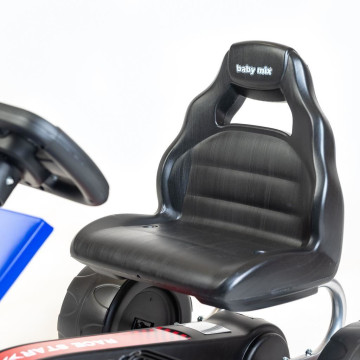 Dětská šlapací motokára Go-kart Baby Mix Speedy modrá