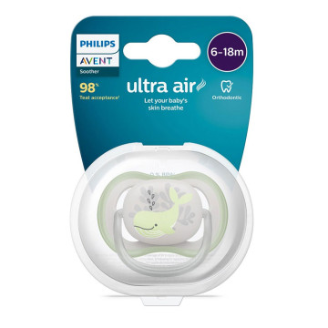 Šidítko Avent Ultra air 1ks 6- 18 m velryba