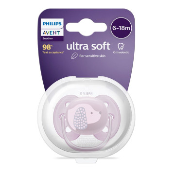 Šidítko Avent Ultrasoft Premium 6-18 m pejsek