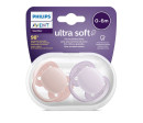 Šidítko Avent Ultrasoft Premium 0-6 m 2ks holčička