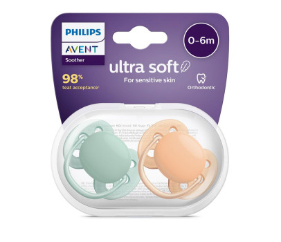 Šidítko Avent Ultrasoft Premium 0-6 m 2ks neutral