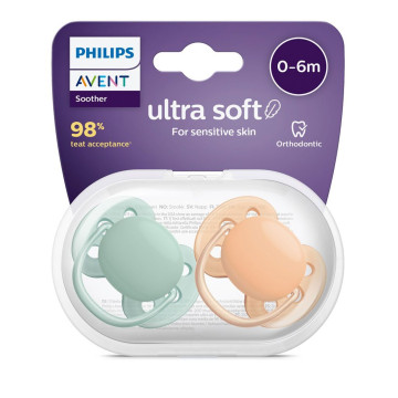 Šidítko Avent Ultrasoft Premium 0-6 m 2ks neutral