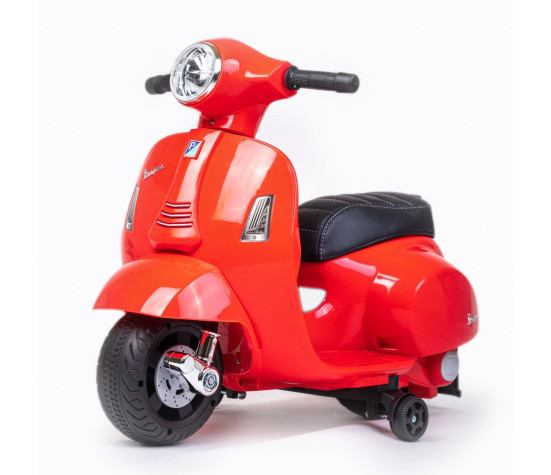 Dětská elektrická motorka Baby Mix Vespa červená