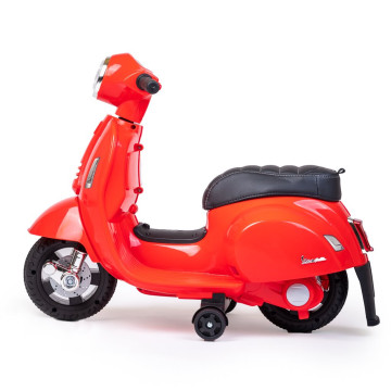 Dětská elektrická motorka Baby Mix Vespa červená