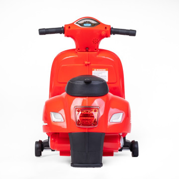 Dětská elektrická motorka Baby Mix Vespa červená