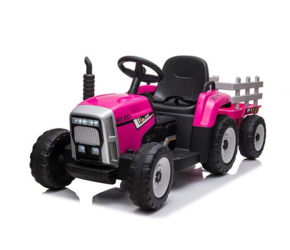Elektrický traktor Baby Mix Erick růžový