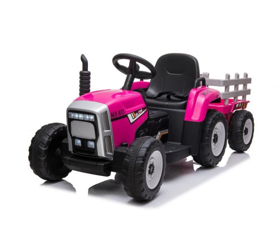 Elektrický traktor Baby Mix Erick růžový