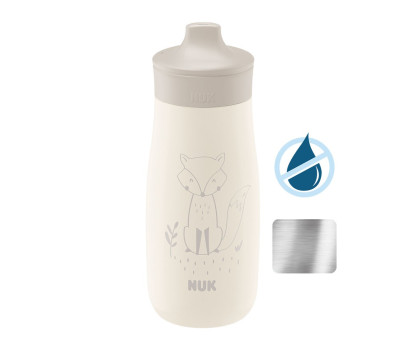 Dětská láhev NUK Mini-Me Sip nerez 300 ml beige