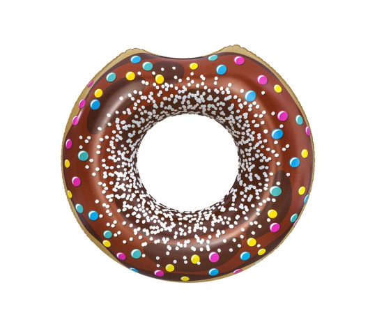 Dětský velký nafukovací kruh Bestway DONUT 107cm brown