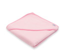 Dětská froté osuška s kapucí New Baby BASIC 80x80 ružová Dětská froté osuška s kapucí New Baby BASIC 80x80 ružová