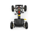 Dětská šlapací motokára Go-kart Milly Mally Thor černá