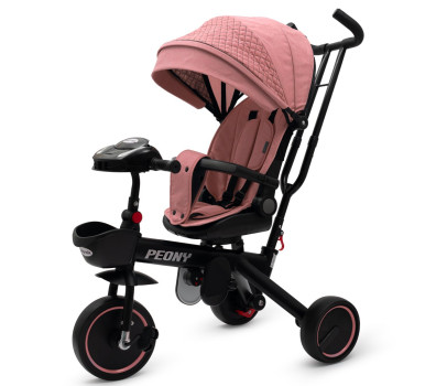 Dětská tříkolka Baby Mix Peony EVA růžová