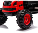 Elektrický traktor s vlečkou Milly Mally Farmer červený, Červená