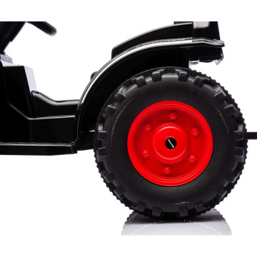 Elektrický traktor s vlečkou Milly Mally Farmer červený, Červená