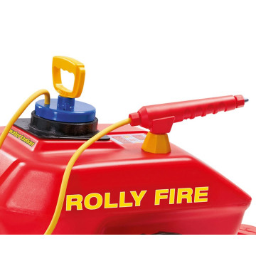 Cisterna s pumpou a stříkačkou Milly Mally Rolly Toys Vacumax Fire červená, Červená