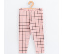 Dětské legíny z teplákoviny New Baby Kindergarten pink