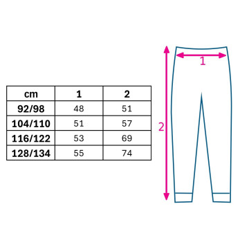 Dětské legíny z teplákoviny New Baby Kindergarten melange
