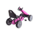 Dětská šlapací motokára Go-kart Milly Mally Power růžová Dětská šlapací motokára Go-kart Milly Mally Power růžová