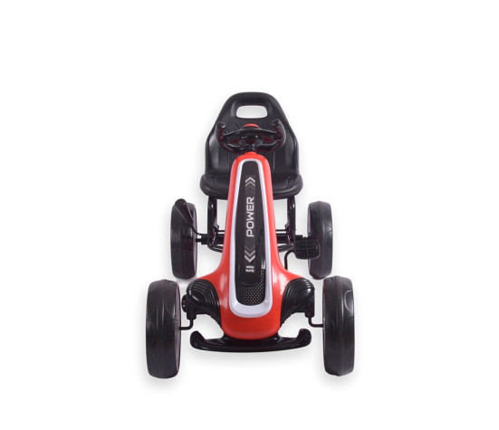 Dětská šlapací motokára Go-kart Milly Mally Power červená